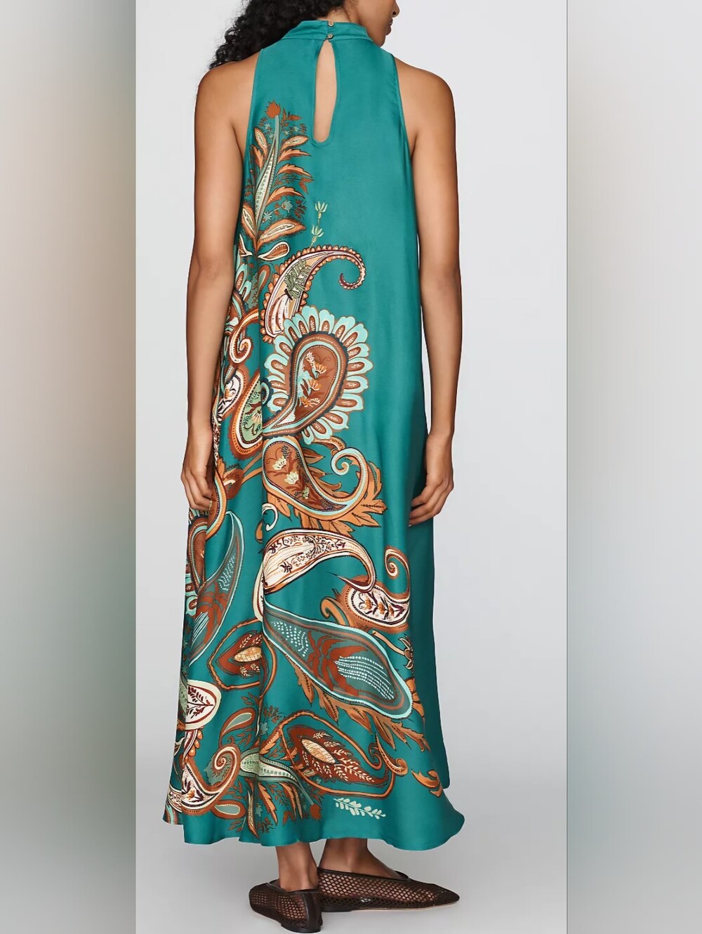 NEW!!! Farm Rio Halter Maxi Dress, Size M, Retail Price $238.00 US